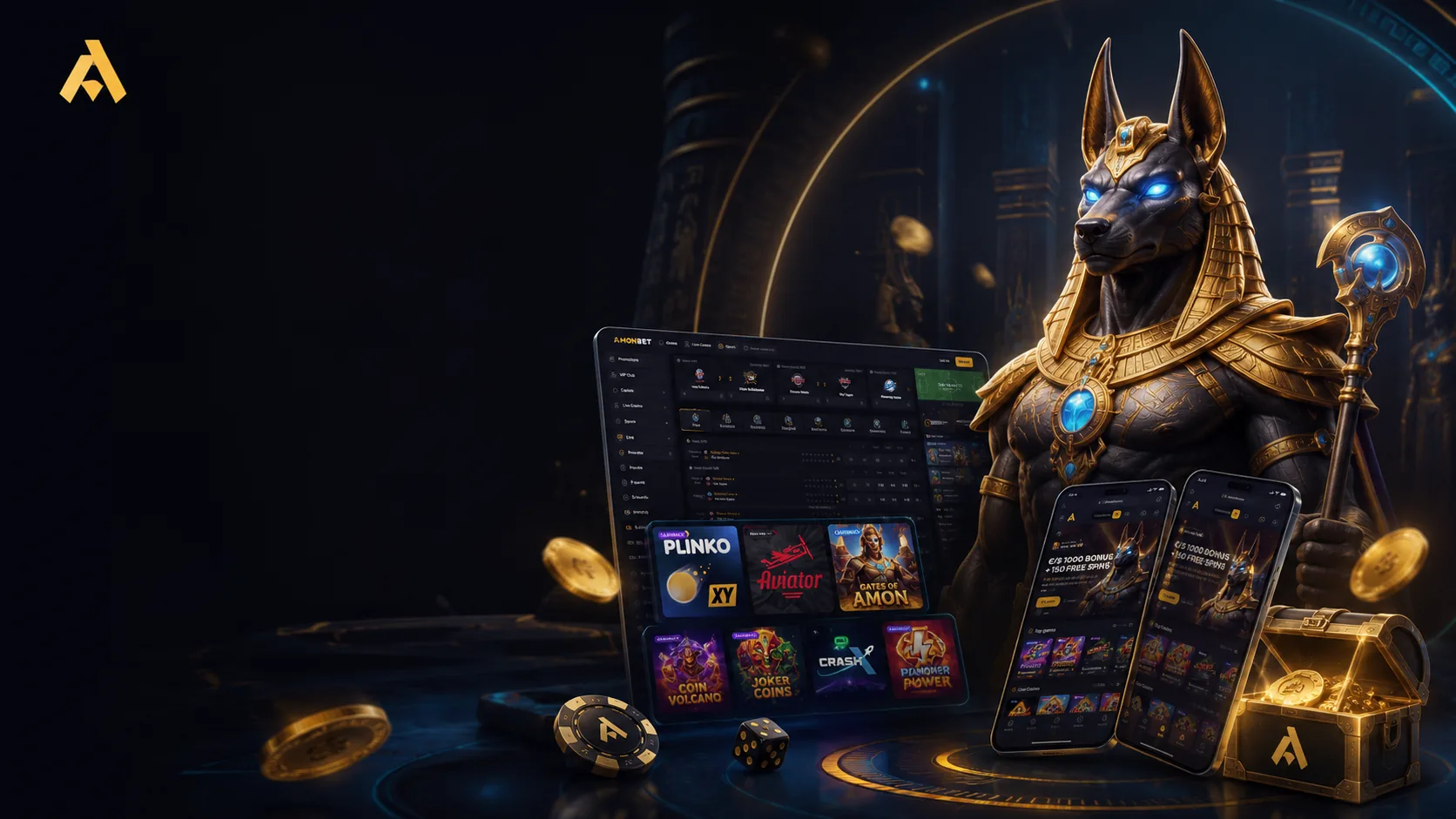 Amonbet casino avec bonus, jeux, sport et application mobile